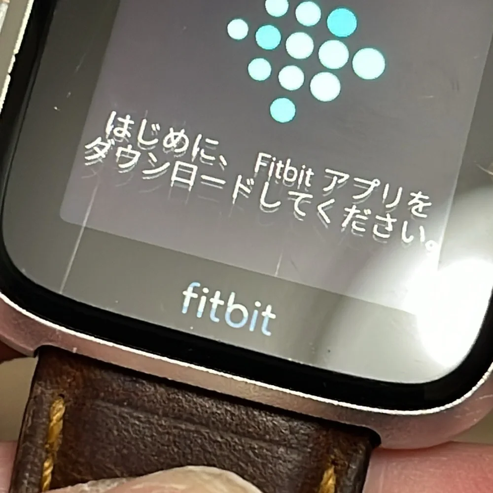 Fitbit Versa Lite with Genuine Leather Band